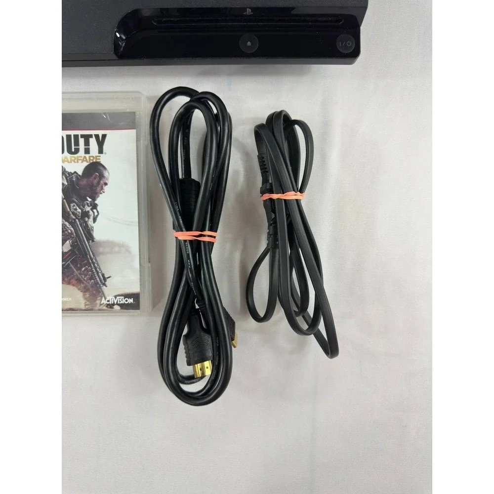 Sony PlayStation 3 PS3 Slim 160GB CECH-3001A Console Bundle + COD & Cables